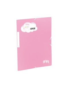 CARCHIVO CARPETA SOLAPAS FOLIO CGOMAS PP SOFT ROSA PASTEL
