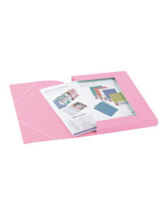 CARCHIVO CARPETA SOLAPAS FOLIO CGOMAS PP SOFT ROSA PASTEL 2