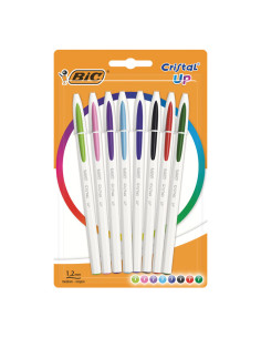 BLÍSTER 8 BOLÍGRAFOS BIC CRISTAL UP