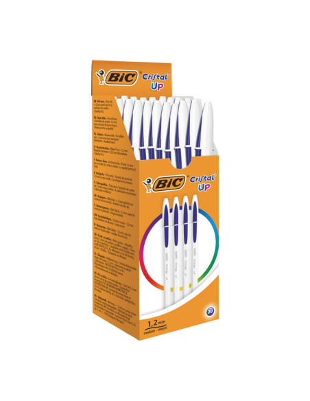 CAJA 20 BOLÍGRAFOS BIC CRISTAL UP