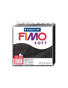 PASTA MODELAR FIMO SOFT NEGRO 57 GR