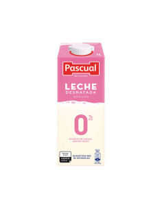 CAJA 6 BRICKS LECHE PASCUAL DESNATADA 1L