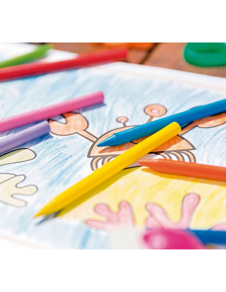 BLÍSTER 36 CERAS PLASTIDECORS BIC KIDS