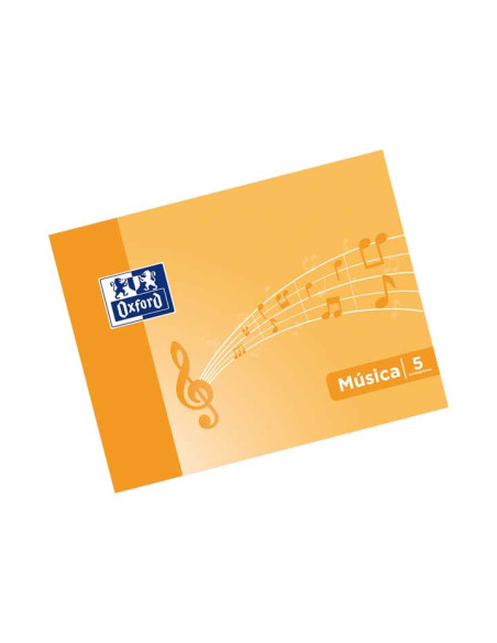 LIBRETA DE MÚSICA OXFORD 5 PENTAGRAMAS