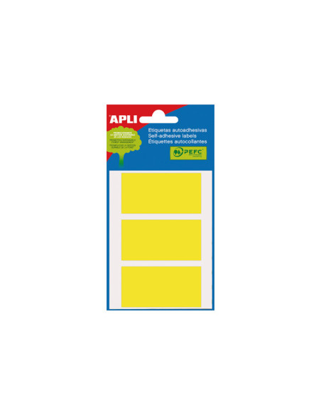 BOLSA 5h ETIQUETAS RECTANGULARES APLI 30x67mm