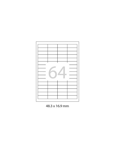 CAJA 100h ETIQUETAS A-SERIES 483x169mm