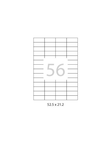 CAJA 100h ETIQUETAS A-SERIES 525x212mm