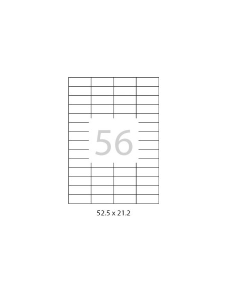 CAJA 100h ETIQUETAS A-SERIES 525x212mm