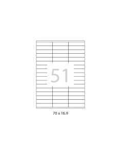 CAJA 100h ETIQUETAS A-SERIES 70x169mm 2