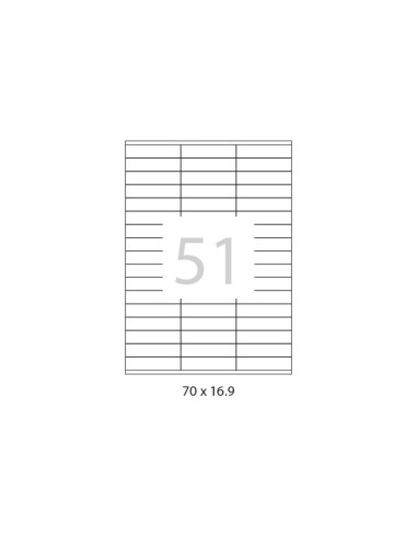 CAJA 100h ETIQUETAS A-SERIES 70x169mm