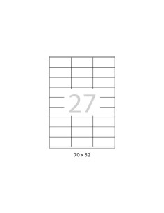 CAJA 100h ETIQUETAS A-SERIES 70x32mm