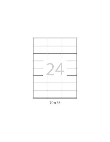 CAJA 100h ETIQUETAS A-SERIES 70x36mm