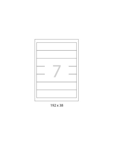 CAJA 100h ETIQUETAS A-SERIES 192x38mm