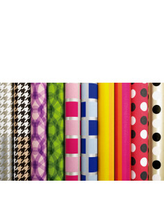 EXPOSITOR 50 ROLLOS PAPEL REGALO DISEÑO XL SADIPAL 1x2m 2