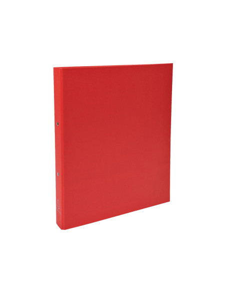 CARPETA de ANILLAS EXACOMPTA CARTON FORRADO A4 4 anREDONDA 30mm ROJO