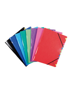 PACK 8 CLASIFICADORES GRAPADOS EXACOMPTA IDERAMA 12 SEPARADORES