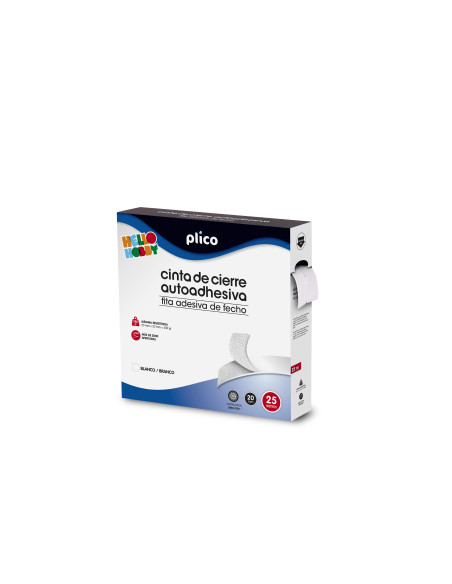CINTA DE CIERRE ADHESIVA PLICO VELCRO 25m