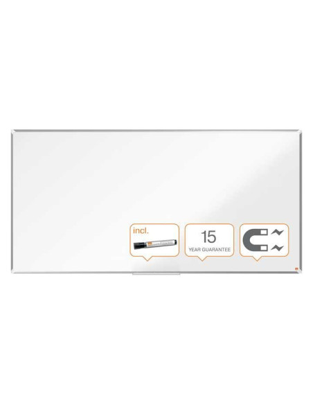 PIZARRA BLANCA NOBO PREMIUM PLUS 200x100cm ACERO LACADO