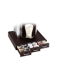 ORGANIZADOR ARCHIVO 2000 DE 3 CAJONES PARA ACCESORIOS CAFÉ