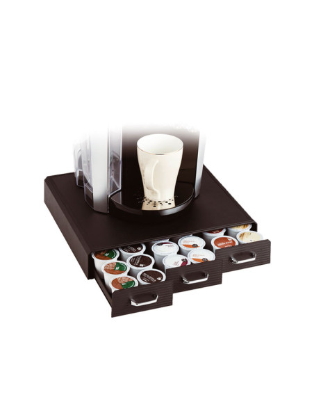 ORGANIZADOR ARCHIVO 2000 DE 3 CAJONES PARA ACCESORIOS CAFÉ