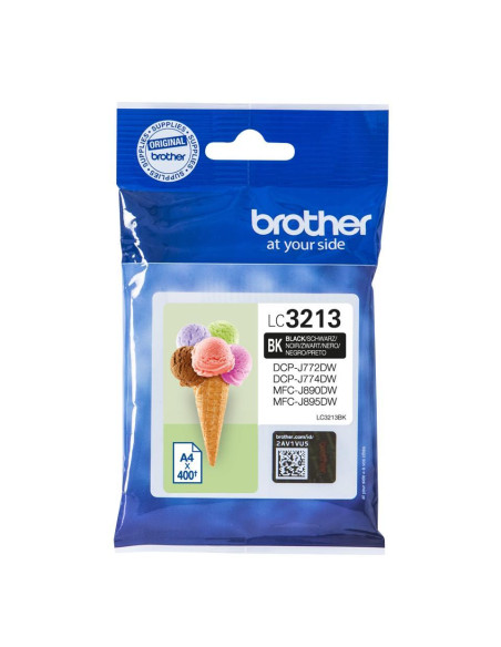 CARTUCHO INKJET BROTHER LC-3213BK NEGRO J772DWDCP-J774DWMFC-J890DNJ890DWJ890DWNJ895DW400 PAG