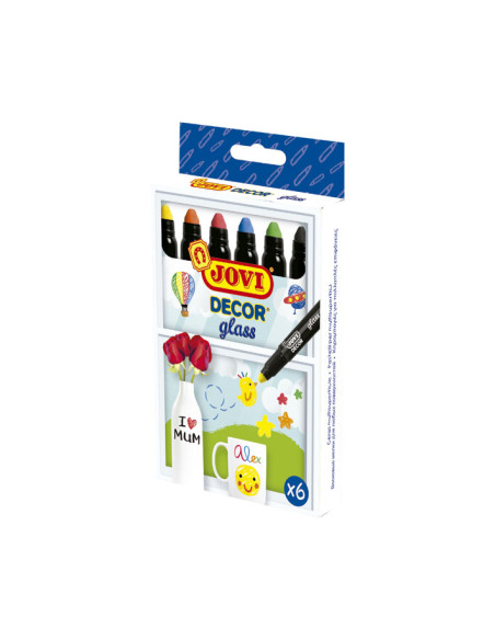 CERAS JOVIDECOR GLASS CAJA DE 6 SURTIDAS