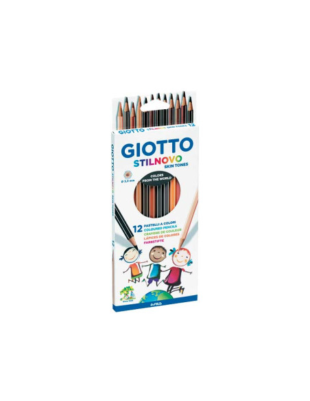 CAJA 12 LÁPICES GIOTTO STILNOVO SKIN TONES