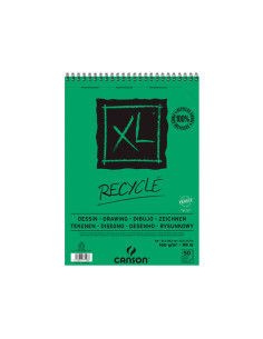 BLOC 50h CANSON DE DIBUJO RECYCLED FINO XL 160gr A4 ESPIRAL