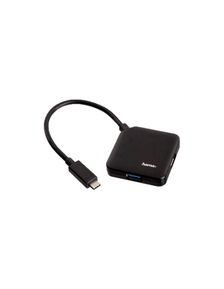 HUB 4 PUERTOS HAMA USB TIPO-C PASIVO
