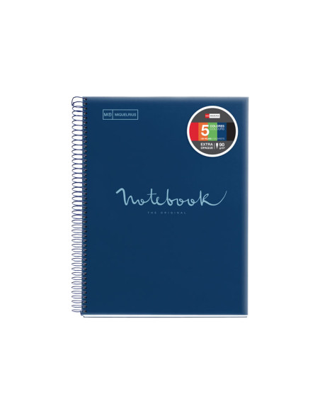 CUADERNO MIQUEL RIUS NOTEBOOK 5 EMOTIONS 120h A4 INTENSOS