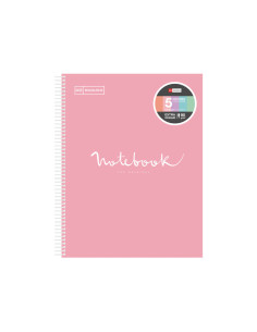 CUADERNO MIQUEL RIUS NOTEBOOK 5 EMOTIONS 120h A4 PASTEL
