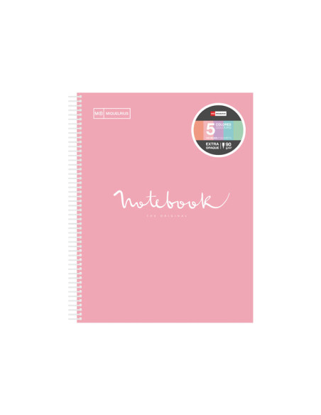 CUADERNO MIQUEL RIUS NOTEBOOK 5 EMOTIONS 120h A4 PASTEL