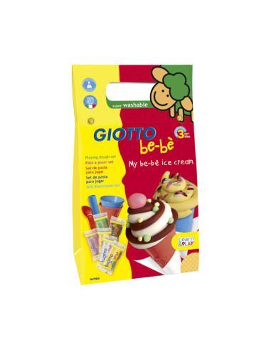 SET 6 BARRAS PASTA MODELAR GIOTTO BE-BÈ CREAR HELADOS
