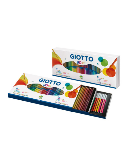 ESTUCHE 40 LÁPICES DE COLORES GIOTTO STILNOVO  40 ROTULADORES TURBO COLOR