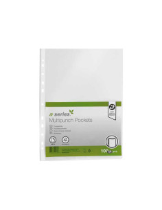 BOLSA 100 FUNDAS A-SERIES A4 75 MICRAS CRISTAL