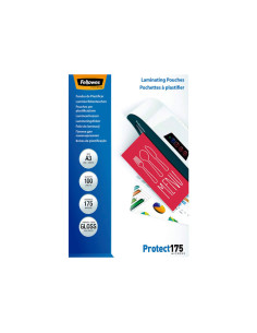 PACK 100 FUNDAS DE PLASTIFICAR FELLOWES BRILLO A3 175 MICRAS