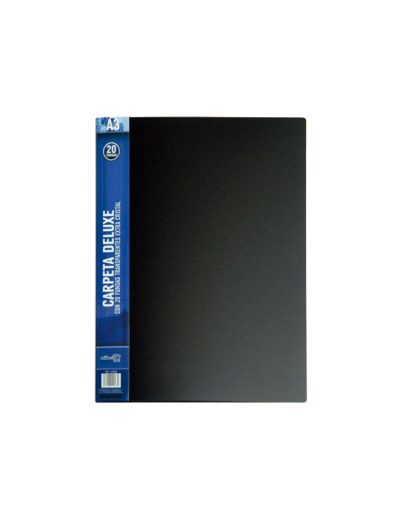 CARPETA 20 FUNDAS OFFICE BOX A3