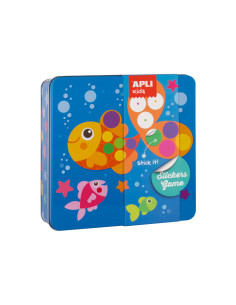 CAJA METÁLICA APLI KIDS STICKERS GAME PEZ