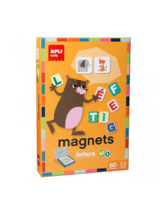 CAJA 60 IMANES APLI KIDS MAGNETS LETRAS 2