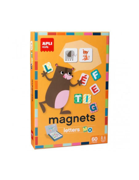 JUEGO MAGNETICO APLI LETRAS 60 PIEZAS