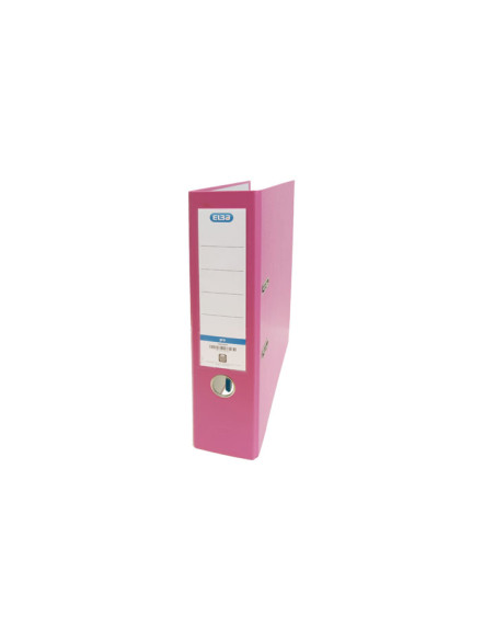 ARCHIVADOR palanca ELBA FORRADO PP RADO TOP F 80mm ROSA
