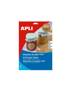 CAJA 10h ETIQUETAS APLI KRAFT 210 x 297mm