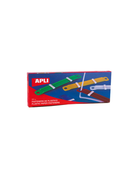 CAJA 50 FÁSTENERS APLI DE PLÁSTICO