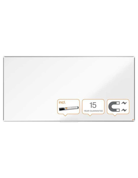 PIZARRA BLANCA NOBO PREMIUM PLUS 240x120cm ACERO LACADO