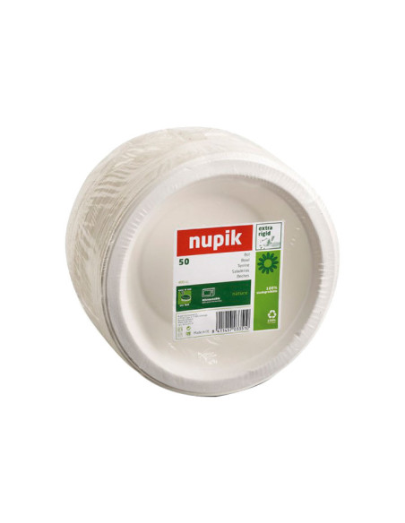 PACK 50 BOLS NUPIK BIODEGRADABLES 400ml