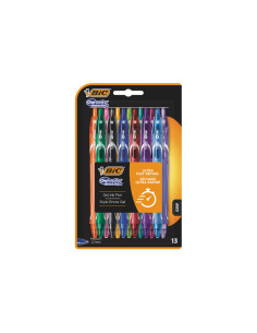 BLÍSTER 13 ROLLERS BIC GELOCITY QUICK DRY