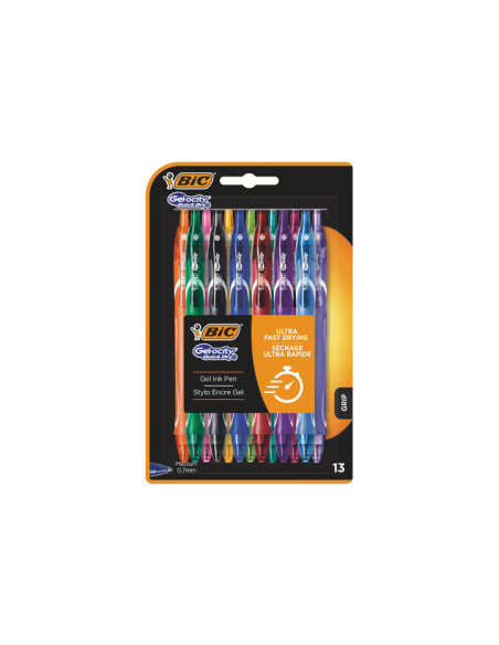 BLÍSTER 13 ROLLERS BIC GELOCITY QUICK DRY