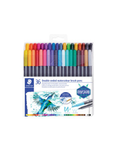 ESTUCHE 36 ROTULADORES STAEDTLER MARSGRAPHIC DUO 3001