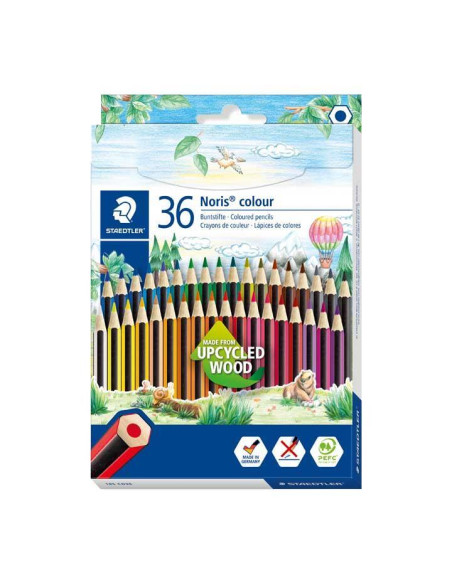 ESTUCHE 36 LÁPICES STAEDTLER NORIS COLOUR 185