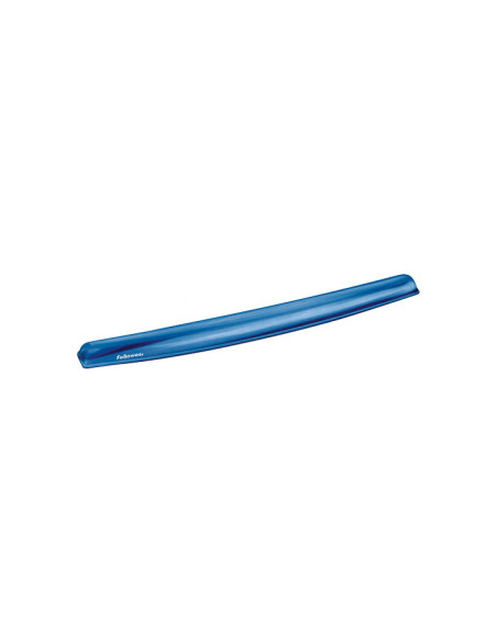 REPOSAMUÑECAS FELLOWES TECLADO CRYSTAL GEL AZUL